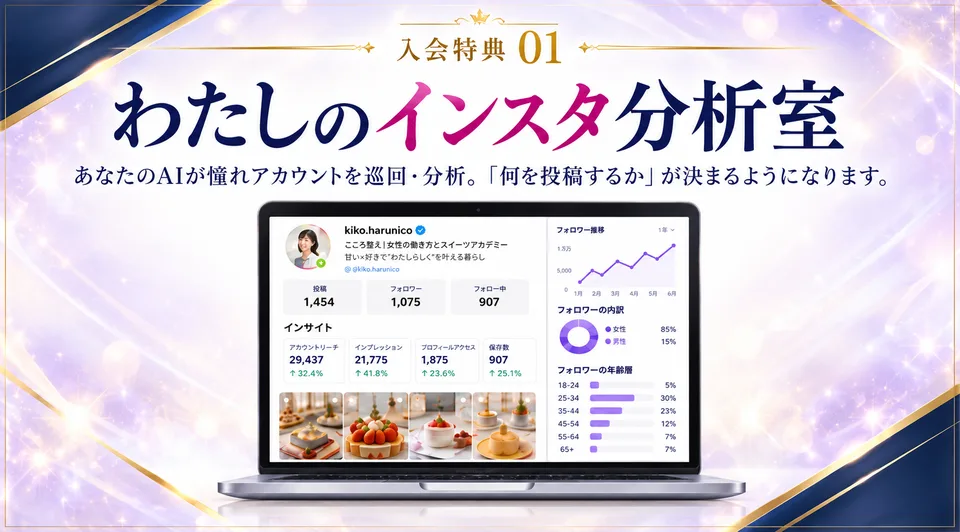 入会特典01 わたしのインスタ分析室